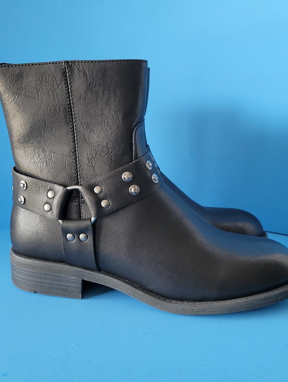 Frye & Co Heel Booties Boots Conley Woman's 9.5 M Black Side Zipper NWT New NIB - Picture 3 of 12